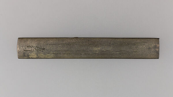 Knife Handle (Kozuka), Copper-silver alloy (shibuichi), gold, silver, Japanese