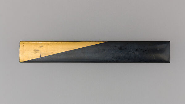 Knife Handle (Kozuka), Copper-gold alloy (shakudō), silver, copper, gold, Japanese