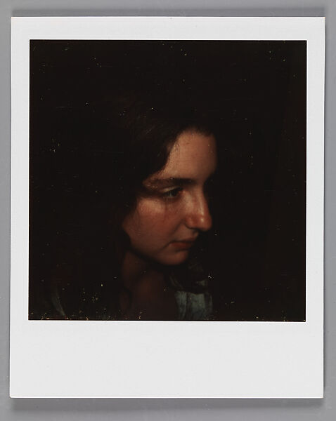[Carla Steiger, Oberlin, Ohio], Walker Evans (American, St. Louis, Missouri 1903–1975 New Haven, Connecticut), Instant internal dye diffusion transfer print (Polaroid SX-70) 
