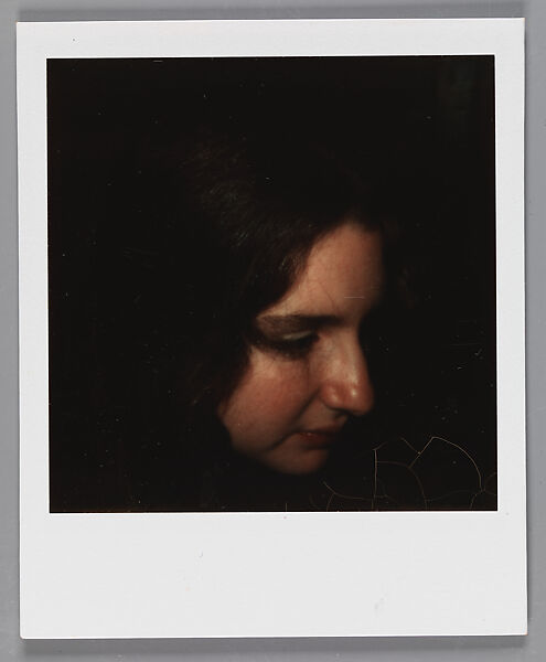 [Carla Steiger, Oberlin, Ohio], Walker Evans (American, St. Louis, Missouri 1903–1975 New Haven, Connecticut), Instant internal dye diffusion transfer print (Polaroid SX-70) 