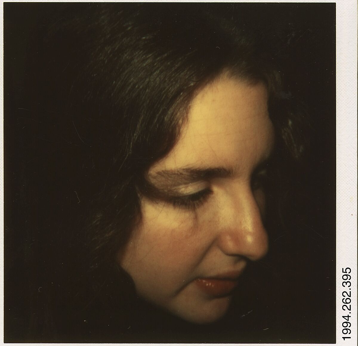 [Carla Steiger, Oberlin, Ohio], Walker Evans (American, St. Louis, Missouri 1903–1975 New Haven, Connecticut), Instant internal dye diffusion transfer print (Polaroid SX-70) 