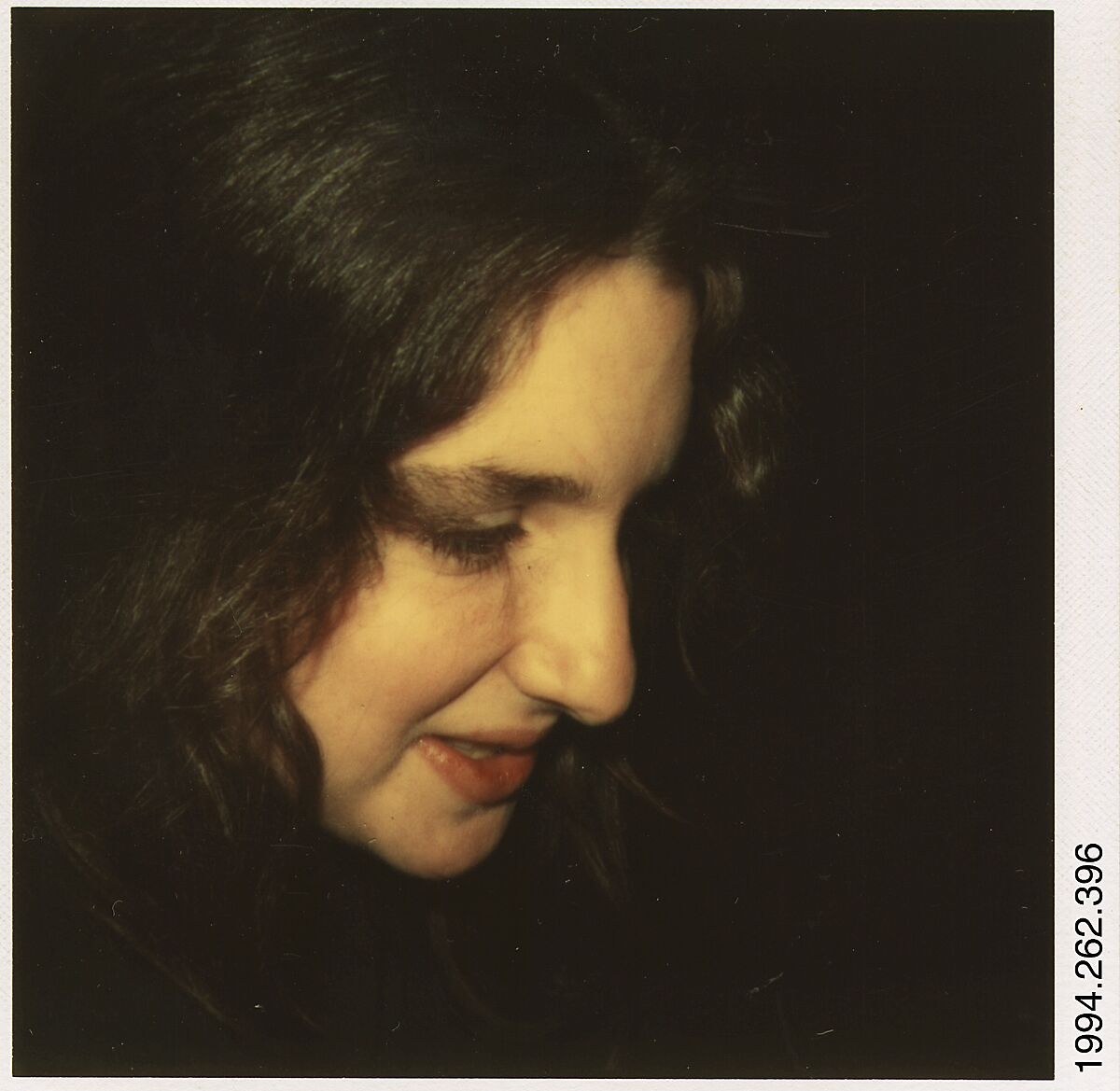 [Carla Steiger, Oberlin, Ohio], Walker Evans (American, St. Louis, Missouri 1903–1975 New Haven, Connecticut), Instant internal dye diffusion transfer print (Polaroid SX-70) 