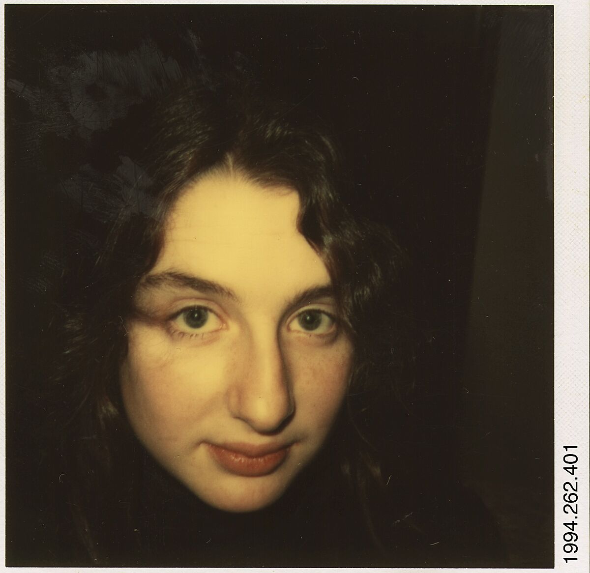 [Carla Steiger, Oberlin, Ohio], Walker Evans (American, St. Louis, Missouri 1903–1975 New Haven, Connecticut), Instant internal dye diffusion transfer print (Polaroid SX-70) 