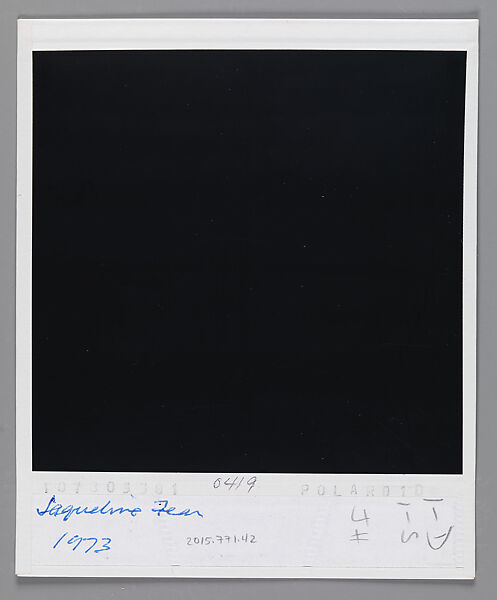 [Jacqueline Fear, Old Lyme, Connecticut], Walker Evans (American, St. Louis, Missouri 1903–1975 New Haven, Connecticut), Instant internal dye diffusion transfer print (Polaroid SX-70)