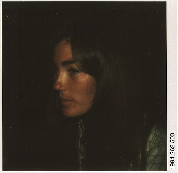 [Minnie Cushing], Walker Evans (American, St. Louis, Missouri 1903–1975 New Haven, Connecticut), Instant internal dye diffusion transfer print (Polaroid SX-70) 