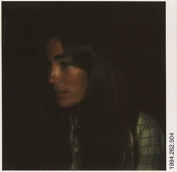 [Minnie Cushing], Walker Evans (American, St. Louis, Missouri 1903–1975 New Haven, Connecticut), Instant internal dye diffusion transfer print (Polaroid SX-70) 
