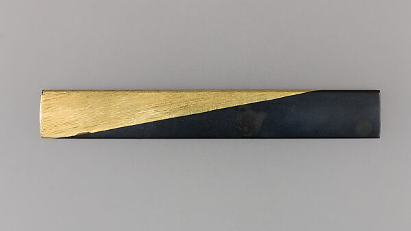 Knife Handle (Kozuka), Gold, silver, copper-gold alloy (shakudō), Japanese