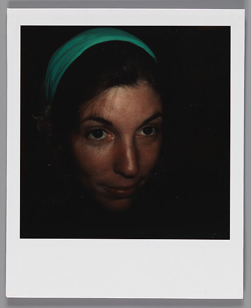 [Unidentified Woman], Walker Evans (American, St. Louis, Missouri 1903–1975 New Haven, Connecticut), Instant internal dye diffusion transfer print (Polaroid SX-70) 