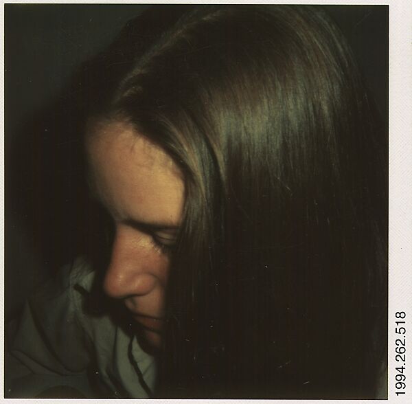 [Unidentified Woman], Walker Evans (American, St. Louis, Missouri 1903–1975 New Haven, Connecticut), Instant internal dye diffusion transfer print (Polaroid SX-70) 
