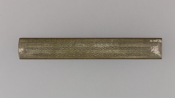 Knife Handle (Kozuka), Copper-silver alloy (shibuichi), copper, gold, silver, copper-gold alloy (shakudō), Japanese