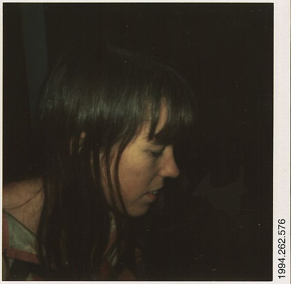 [Unidentified Woman, Old Lyme, Connecticut], Walker Evans (American, St. Louis, Missouri 1903–1975 New Haven, Connecticut), Instant internal dye diffusion transfer print (Polaroid SX-70) 