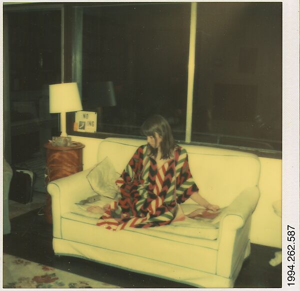 [Unidentified Woman, Old Lyme, Connecticut], Walker Evans (American, St. Louis, Missouri 1903–1975 New Haven, Connecticut), Instant internal dye diffusion transfer print (Polaroid SX-70) 