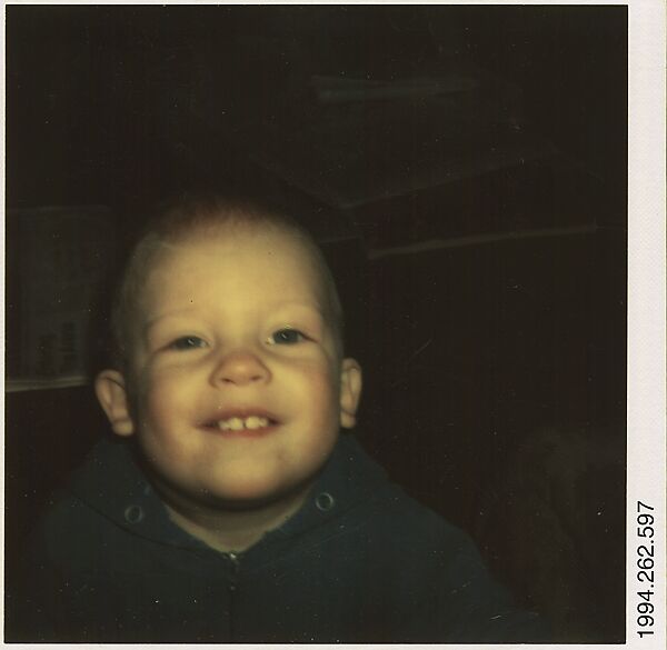 [Baby: Child of Woman 572-596], Walker Evans (American, St. Louis, Missouri 1903–1975 New Haven, Connecticut), Instant internal dye diffusion transfer print (Polaroid SX-70) 
