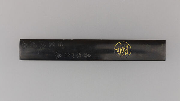 Knife Handle (Kozuka), Copper-gold alloy (shakudō), copper, gold, silver, Japanese