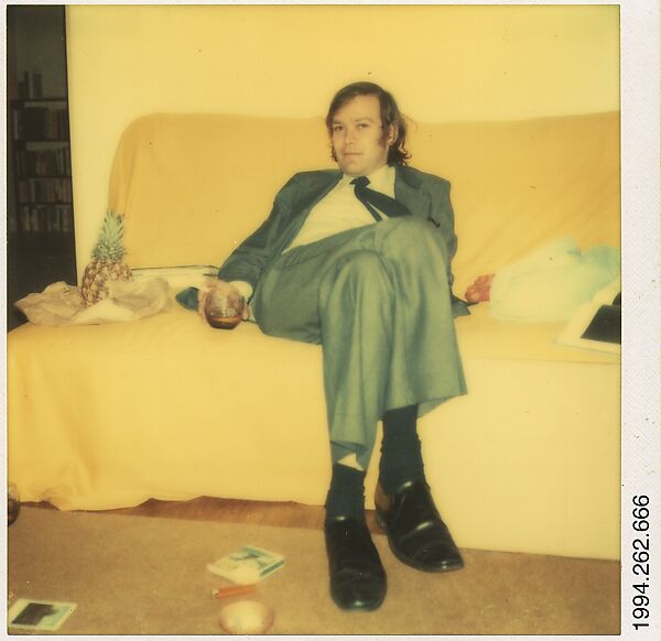 [Jonathan Raban, Cambridge, Massachusetts], Walker Evans (American, St. Louis, Missouri 1903–1975 New Haven, Connecticut), Instant internal dye diffusion transfer print (Polaroid SX-70) 