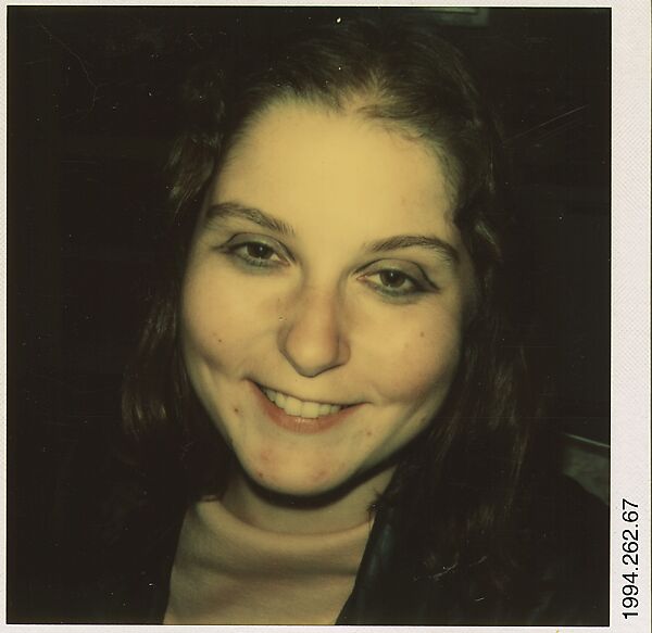 [Andrea Kovacs], Walker Evans (American, St. Louis, Missouri 1903–1975 New Haven, Connecticut), Instant internal dye diffusion transfer print (Polaroid SX-70) 