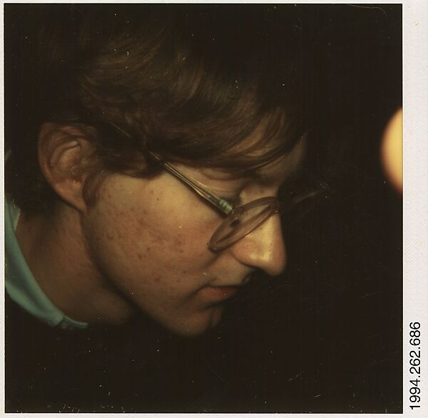 [Fred Bidwell, Oberlin, Ohio], Walker Evans (American, St. Louis, Missouri 1903–1975 New Haven, Connecticut), Instant internal dye diffusion transfer print (Polaroid SX-70) 