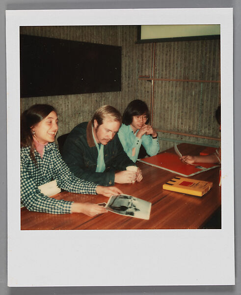 [Walker Evans's Photography Class, Art and Architecture Building, Yale University], Walker Evans (American, St. Louis, Missouri 1903–1975 New Haven, Connecticut), Instant internal dye diffusion transfer print (Polaroid SX-70) 