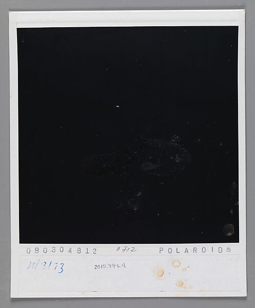 [Walker Evans's 70th Birthday Party, Old Lyme, Connecticut: Michael Lesy, Liz Lesy, Jerry Thompson, Mary Knollenberg], Walker Evans (American, St. Louis, Missouri 1903–1975 New Haven, Connecticut), Instant internal dye diffusion transfer print (Polaroid SX-70)