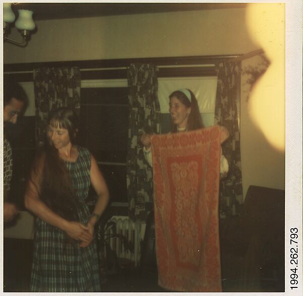 [People Dancing], Walker Evans (American, St. Louis, Missouri 1903–1975 New Haven, Connecticut), Instant internal dye diffusion transfer print (Polaroid SX-70) 