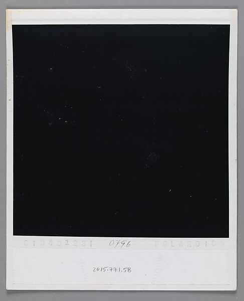 [Liz and Michael Lesy at Kitchen Table], Walker Evans (American, St. Louis, Missouri 1903–1975 New Haven, Connecticut), Instant internal dye diffusion transfer print (Polaroid SX-70)
