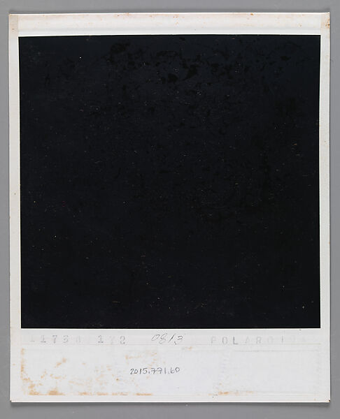 [Mary Knollenberg, Dogs, and Unidentified Woman in Driveway], Walker Evans (American, St. Louis, Missouri 1903–1975 New Haven, Connecticut), Instant internal dye diffusion transfer print (Polaroid SX-70)