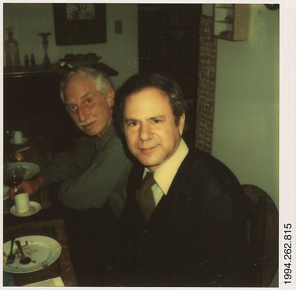 Walker Evans [Leslie Katz and Unidentified Man, Old Lyme, Connecticut