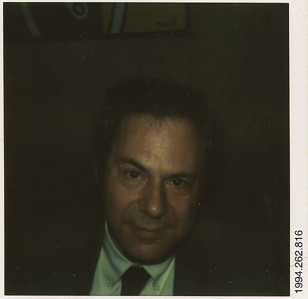 [Leslie Katz], Walker Evans (American, St. Louis, Missouri 1903–1975 New Haven, Connecticut), Instant internal dye diffusion transfer print (Polaroid SX-70) 