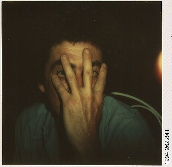 [Unidentified Man], Walker Evans (American, St. Louis, Missouri 1903–1975 New Haven, Connecticut), Instant internal dye diffusion transfer print (Polaroid SX-70) 