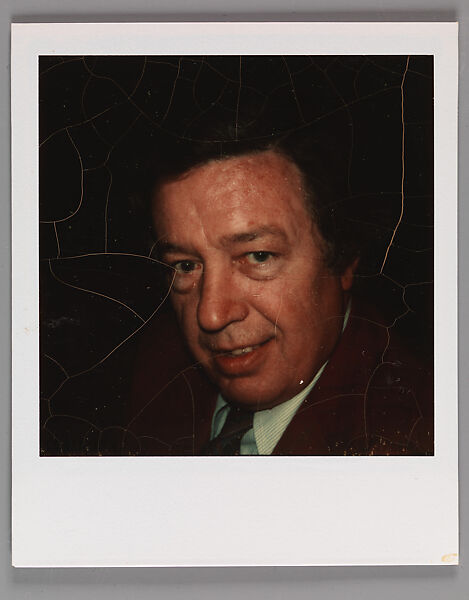 [Unidentified Man], Walker Evans (American, St. Louis, Missouri 1903–1975 New Haven, Connecticut), Instant internal dye diffusion transfer print (Polaroid SX-70) 