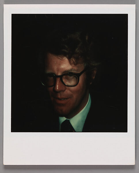 [Unidentified Man], Walker Evans (American, St. Louis, Missouri 1903–1975 New Haven, Connecticut), Instant internal dye diffusion transfer print (Polaroid SX-70) 