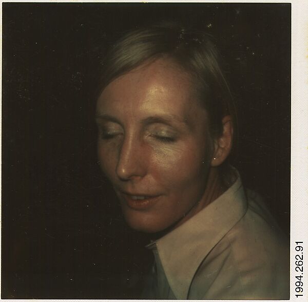 [Inge Drucker], Walker Evans (American, St. Louis, Missouri 1903–1975 New Haven, Connecticut), Instant internal dye diffusion transfer print (Polaroid SX-70) 