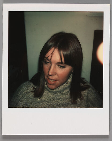 [Unidentified Family: Mother], Walker Evans (American, St. Louis, Missouri 1903–1975 New Haven, Connecticut), Instant internal dye diffusion transfer print (Polaroid SX-70) 