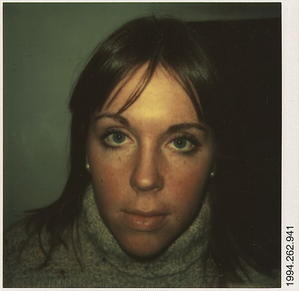 [Unidentified Family: Mother], Walker Evans (American, St. Louis, Missouri 1903–1975 New Haven, Connecticut), Instant internal dye diffusion transfer print (Polaroid SX-70) 