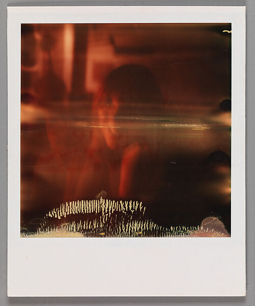 [Smiling Woman], Walker Evans (American, St. Louis, Missouri 1903–1975 New Haven, Connecticut), Instant internal dye diffusion transfer print (Polaroid SX-70) 
