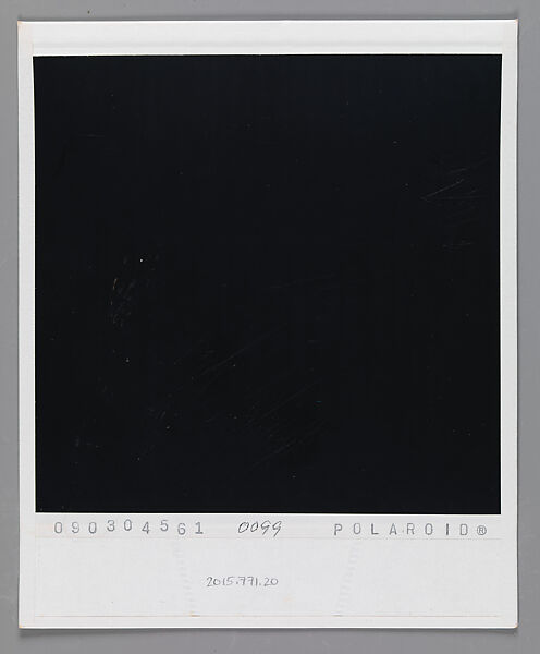 [Liz and Michael Lesy], Walker Evans (American, St. Louis, Missouri 1903–1975 New Haven, Connecticut), Instant internal dye diffusion transfer print (Polaroid SX-70)