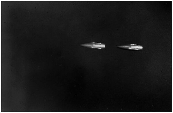 [Motion Study of a Bullet Made With Two Stroboscopic Flashes], Harold Edgerton (American, 1903–1990), Gelatin silver print 