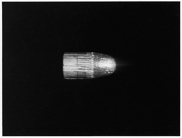 [Bullet in Motion], Harold Edgerton (American, 1903–1990), Gelatin silver print 