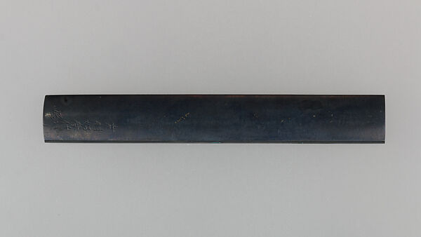 Knife Handle (Kozuka), Copper-gold alloy (shakudō), gold, Japanese