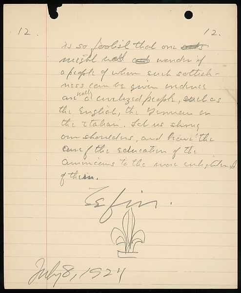 [38 Manuscripts, Typescripts, Carbon Copies of Translations from French by Walker Evans of Gourmont, Baudelaire, Radiguet, Cendrars, Cocteau, Larbaud, Gide, Lautréamont, Dottin, and Others], Walker Evans (American, St. Louis, Missouri 1903–1975 New Haven, Connecticut), Pencil/ink on paper