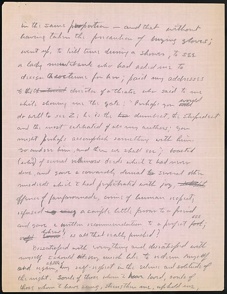 [38 Manuscripts, Typescripts, Carbon Copies of Translations from French by Walker Evans of Gourmont, Baudelaire, Radiguet, Cendrars, Cocteau, Larbaud, Gide, Lautréamont, Dottin, and Others], Walker Evans (American, St. Louis, Missouri 1903–1975 New Haven, Connecticut), Pencil/ink on paper