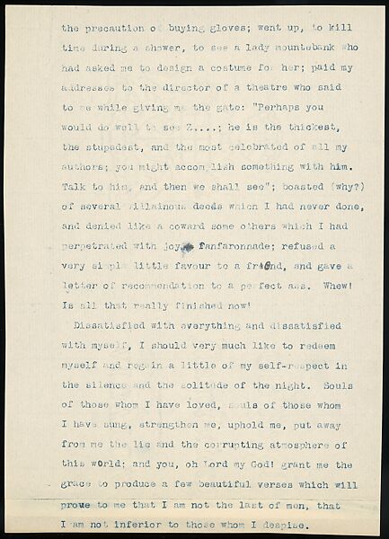 [38 Manuscripts, Typescripts, Carbon Copies of Translations from French by Walker Evans of Gourmont, Baudelaire, Radiguet, Cendrars, Cocteau, Larbaud, Gide, Lautréamont, Dottin, and Others], Walker Evans (American, St. Louis, Missouri 1903–1975 New Haven, Connecticut), Pencil/ink on paper