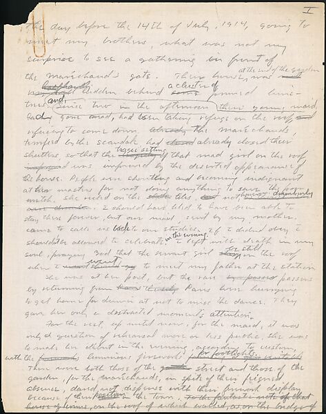 [38 Manuscripts, Typescripts, Carbon Copies of Translations from French by Walker Evans of Gourmont, Baudelaire, Radiguet, Cendrars, Cocteau, Larbaud, Gide, Lautréamont, Dottin, and Others], Walker Evans (American, St. Louis, Missouri 1903–1975 New Haven, Connecticut), Pencil/ink on paper