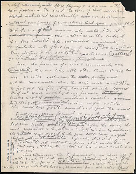 [38 Manuscripts, Typescripts, Carbon Copies of Translations from French by Walker Evans of Gourmont, Baudelaire, Radiguet, Cendrars, Cocteau, Larbaud, Gide, Lautréamont, Dottin, and Others], Walker Evans (American, St. Louis, Missouri 1903–1975 New Haven, Connecticut), Pencil/ink on paper