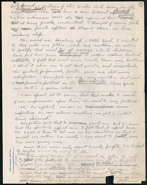 [38 Manuscripts, Typescripts, Carbon Copies of Translations from French by Walker Evans of Gourmont, Baudelaire, Radiguet, Cendrars, Cocteau, Larbaud, Gide, Lautréamont, Dottin, and Others], Walker Evans (American, St. Louis, Missouri 1903–1975 New Haven, Connecticut), Pencil/ink on paper