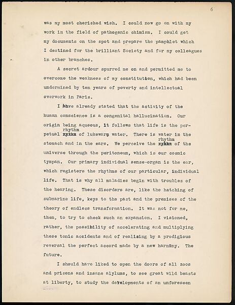 [38 Manuscripts, Typescripts, Carbon Copies of Translations from French by Walker Evans of Gourmont, Baudelaire, Radiguet, Cendrars, Cocteau, Larbaud, Gide, Lautréamont, Dottin, and Others], Walker Evans (American, St. Louis, Missouri 1903–1975 New Haven, Connecticut), Pencil/ink on paper