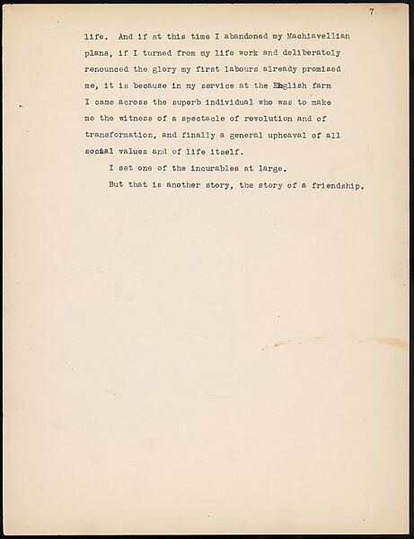 [38 Manuscripts, Typescripts, Carbon Copies of Translations from French by Walker Evans of Gourmont, Baudelaire, Radiguet, Cendrars, Cocteau, Larbaud, Gide, Lautréamont, Dottin, and Others], Walker Evans (American, St. Louis, Missouri 1903–1975 New Haven, Connecticut), Pencil/ink on paper