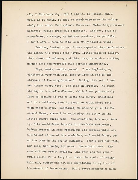 [38 Manuscripts, Typescripts, Carbon Copies of Translations from French by Walker Evans of Gourmont, Baudelaire, Radiguet, Cendrars, Cocteau, Larbaud, Gide, Lautréamont, Dottin, and Others], Walker Evans (American, St. Louis, Missouri 1903–1975 New Haven, Connecticut), Pencil/ink on paper