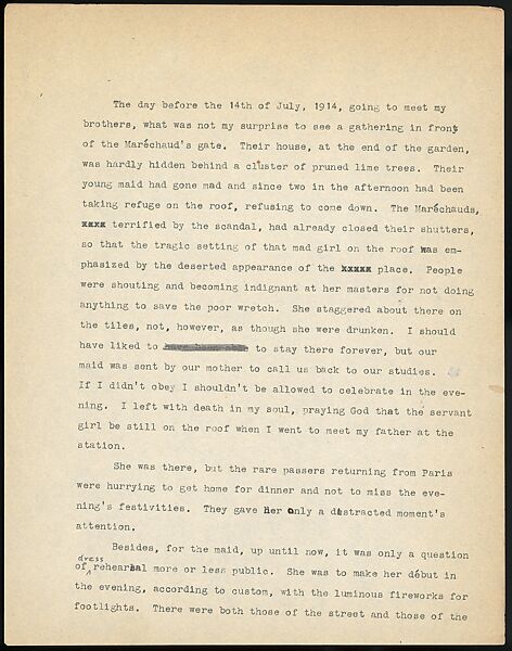 [38 Manuscripts, Typescripts, Carbon Copies of Translations from French by Walker Evans of Gourmont, Baudelaire, Radiguet, Cendrars, Cocteau, Larbaud, Gide, Lautréamont, Dottin, and Others], Walker Evans (American, St. Louis, Missouri 1903–1975 New Haven, Connecticut), Pencil/ink on paper