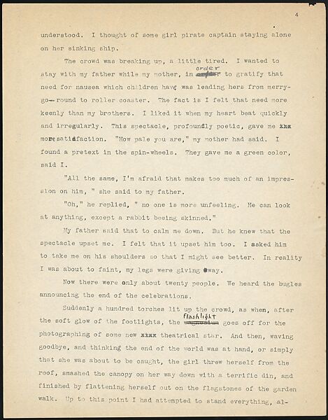 [38 Manuscripts, Typescripts, Carbon Copies of Translations from French by Walker Evans of Gourmont, Baudelaire, Radiguet, Cendrars, Cocteau, Larbaud, Gide, Lautréamont, Dottin, and Others], Walker Evans (American, St. Louis, Missouri 1903–1975 New Haven, Connecticut), Pencil/ink on paper